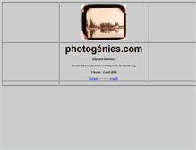 Tablet Screenshot of photogenies.com